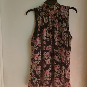 Fun & Flirt Beautiful Floral sleevless Blouse